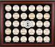 Cubs Logo Mahogany Framed 30-ball Display Case Fanatics