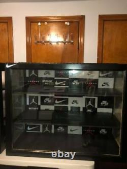 Custom Made Nike Sneaker + Hat Display Case Heavy Duty Locking Protect Your Item