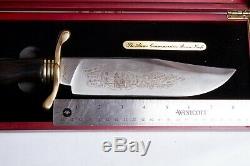 D'Holder Alamo Bowie Knife Commemorative Limited Edition in wooden Display case