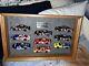 Dale Earnhardt Rcr Museum Series 1 (9) 132 Diecast Cars With Wood Display Case