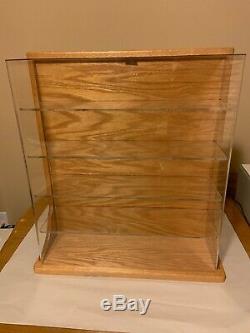 Danbury Mint 10 Car Oak Wood Display Case For 124 Scale Diecast Nib