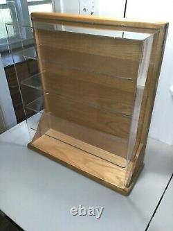 Danbury Mint 10 Car Wood and Acrylic Display Case