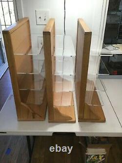 Danbury Mint 10 Car Wood and Acrylic Display Case