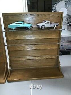 Danbury Mint 10 Car Wood and Acrylic Display Case