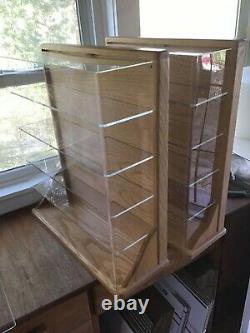 Danbury Mint 10 Car Wood and Acrylic Display Case