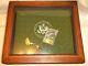 Danbury Mint Us State Quarters Wood Display Case, W Storage Drawer & 2 Keys
