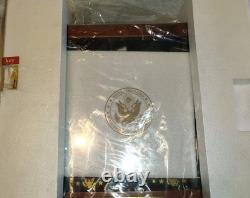 Danbury Mint, Uncirculated Statehood Innovation Dollars Wood Display Case, & Key