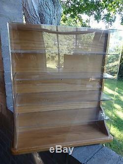 Danbury Mint Wood Display Case Only For 10 124 Scale Diecast Metal Model Cars