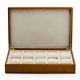 Dark Grey Watch Organizer Case Wood Watch Storage Box Jewelry Box Display Case