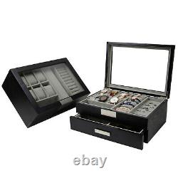 Decorebay Super Star Luxury Watch & Sunglasses Display Case & Jewelry Organizer