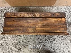 Deferichs Watch Box showcase 12 slots & drawer solid wood walnut stained