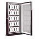 Deluxe 20 Slot Watch Display Case Wood + Acrylic Top Show Stand Holder Organizer