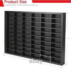 Diecast Model Car Display Case, 1/64 Scale Hot Wheels, Matchbox Toy Cars Organiz