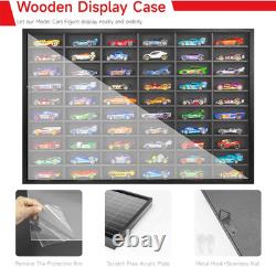 Diecast Model Car Display Case, 1/64 Scale Hot Wheels, Matchbox Toy Cars Organiz