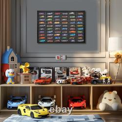 Diecast Model Car Display Case, 1/64 Scale Hot Wheels, Matchbox Toy Cars Organiz