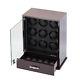 Diplomat Nine 9 Automatic Watch Winder Black Wood Display Storage Case Box New