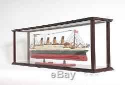 Display Case 38.5 Cabinet Wood & Plexiglas For Cruise Ships Yachts and Boats