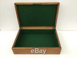 Display Case Box Storage Vintage Wooden