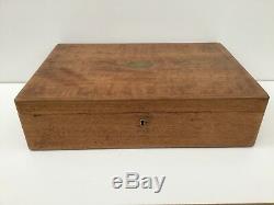 Display Case Box Storage Vintage Wooden