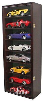 Display Case Cabinet for 124 and 118 Scale Sport Model Toy Cars Nascar Diecast