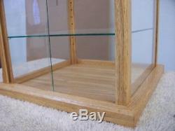 Display Case Model/Dol Wood&Glass QS-Red Oak