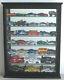 Display Case Wall Cabinet Shelf For Hot Wheels 1/64-1/43 Toy Cars, Black