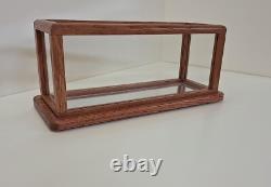 Display Case With Mirrored Base 15 L x 4 W X 6H Rounded edges #PP24028