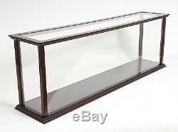 Display Case Wood 45 Table Top Cabinet for Ocean Liner, Cruise Ship Models