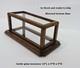 Display Case Wood/acrylic Mirrored Base Inside Measures 12lx4wx5'h #pp24027