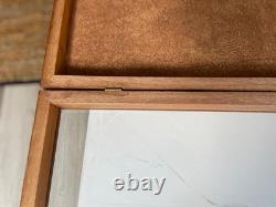 Display Case/Wood$Glass 25 x 13 x 4 HANDMADE for Collectibles/ Rustic Modern