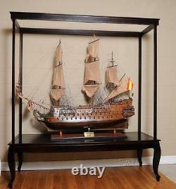 Display Case for Extra Large Ship Models (NO Glass) L 65 W 23 H 75 Inches