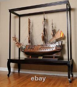 Display Case for Extra Large Ship Models (NO Glass) L 65 W 23 H 75 Inches