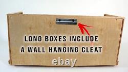 Display Case for Legos and Models, Large Solid Wood Display Cases with Glass