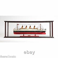 Display Case for Ocean Liner Cruise Ship 40 Wooden Display Case