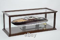 Display Case for Speed Boat 36 Wooden Display Case for Boat Model