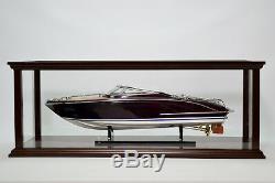 Display Case for Speed Boat 36 Wooden Display Case for Boat Model