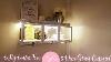 Diy Dollar Tree 3 Glass Door Wall Cabinet Display Case Mirrors U0026 Lighting Diy Storage Home Decor