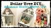 Dollar Tree Diy Farmhouse Decor Wooden Display Case Or Doll House