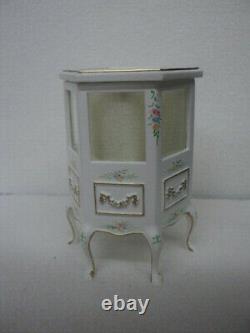 Dollhouse Display Case- White-hand Painted