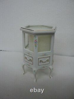 Dollhouse Display Case- White-hand Painted