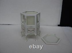Dollhouse Display Case- White-hand Painted