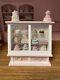 Dollhouse Pink Bakery Display Case With Cakes Hand-painted 112 Shop Furniture