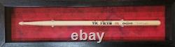 Drumstick Display Case- Hand Made Mahogany Wood- Holds 1 Drum Stick- Smoke Red
