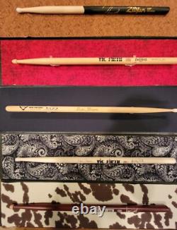 Drumstick Display Case- Hand Made Mahogany Wood- Holds 1 Drum Stick- Smoke Red