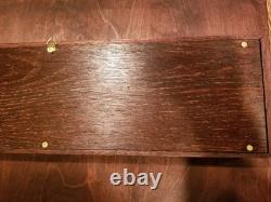 Drumstick Display Case- Hand Made withReal Mahogany Wood- Holds 2 Drum Sticks