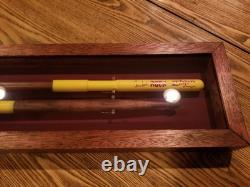 Drumstick Display Case- Hand Made withReal Mahogany Wood- Holds 2 Drum Sticks