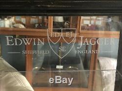 Edwin Jagger Wood Display Case