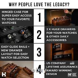 Elevate Your Watch Collection Legacy Premium Display Case 17 Easy Lifetime