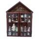 Enesco My Collection Wood Wall Display Case Glass Door Hanging Pre Owned Read