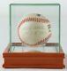 Ernie Banks & Billy Williams Signed Nl Baseball Withwood Display Case Chicago Cubs
